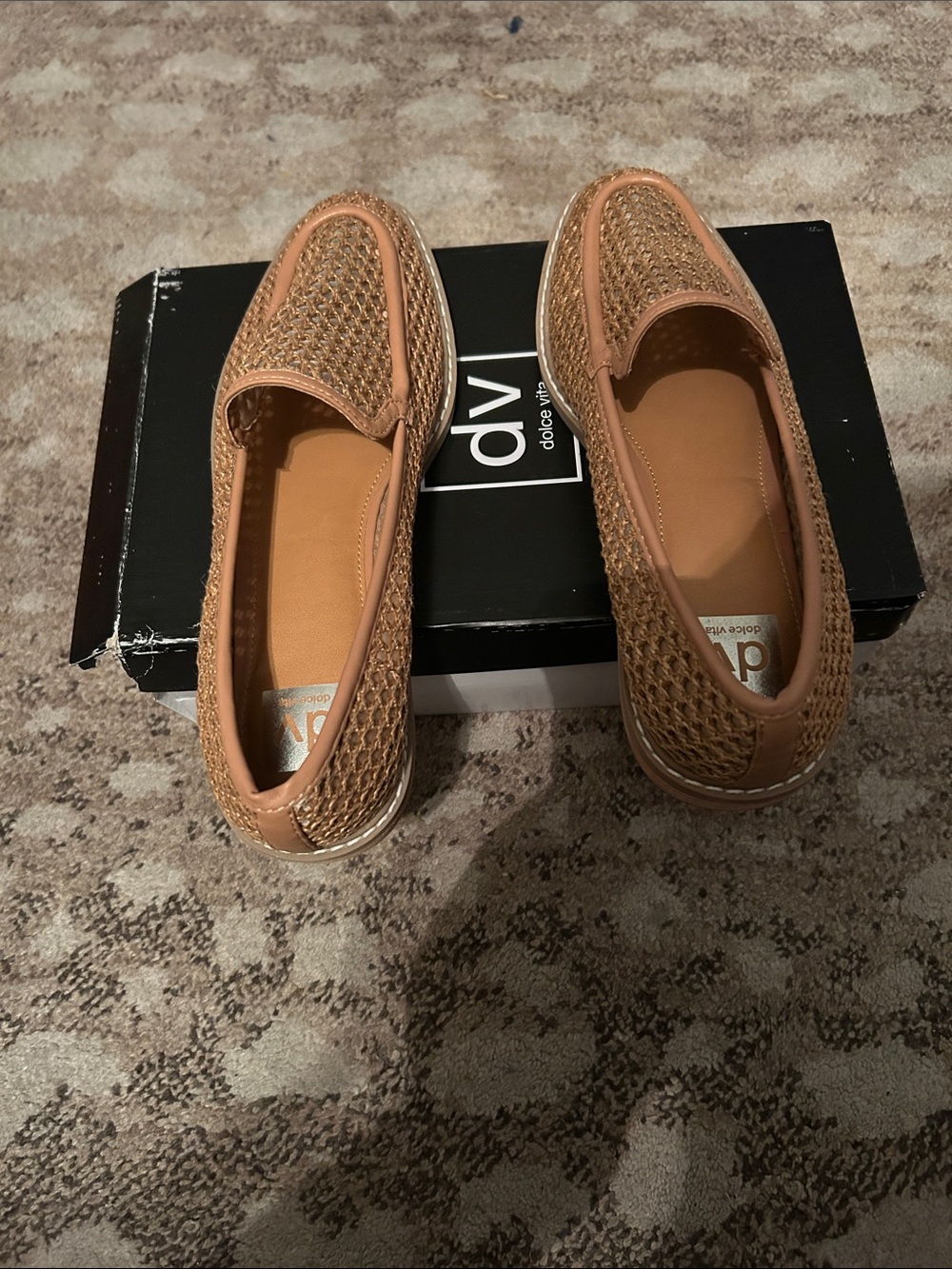DV by Dolce Vita Woven Camel Loafers